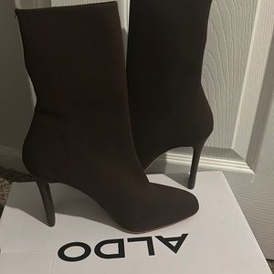 Aldo brown booties